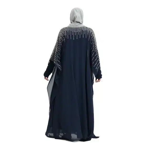 buy navy batwing abaya