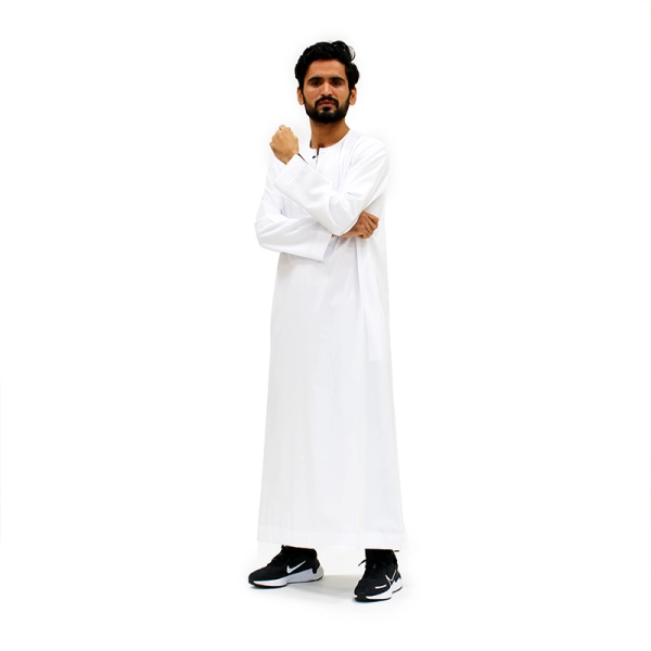 white men's Islamic thobe