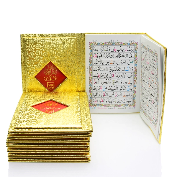 Gold 30 Para Set Color-coded for Tajweed