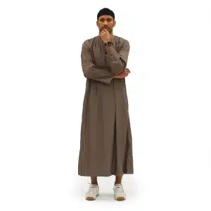 Light Weight Brown Omani Thobe