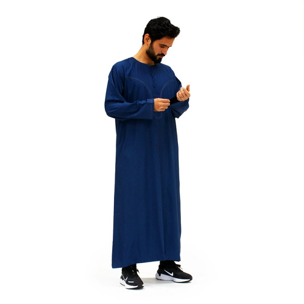 Navy Omani Light Weight Thobe