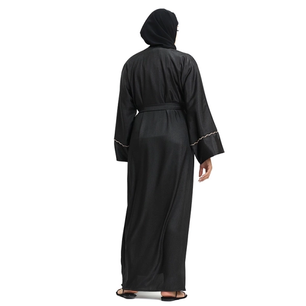 black 2 Piece Set Muslim abaya