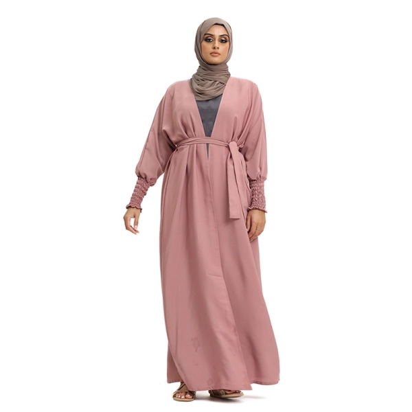 Elasticated Sleeve Blush Kimono