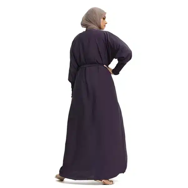 Elasticated Kimono purple