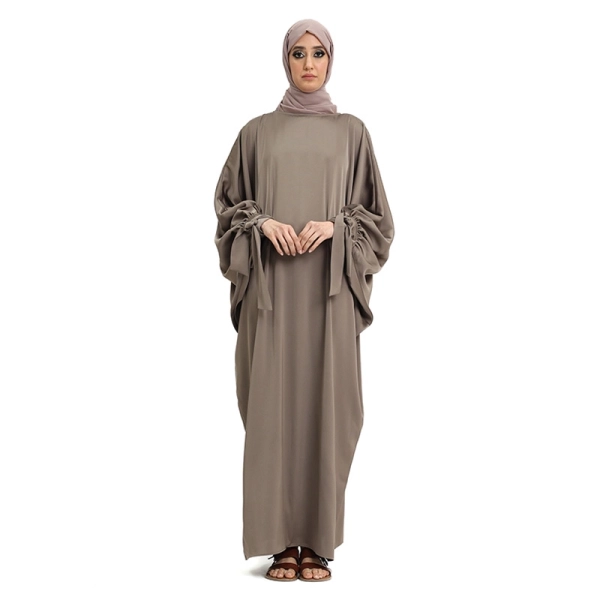 Cuff Sleeve Batwing Mocha Abaya