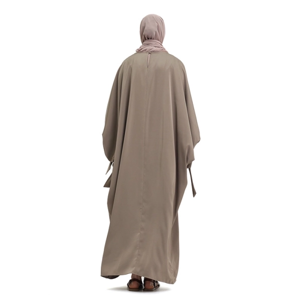 Cuff Sleeve Batwing Mocha Abaya