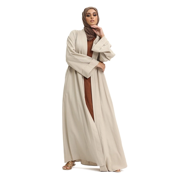 Linen Fabric Beige Kimono