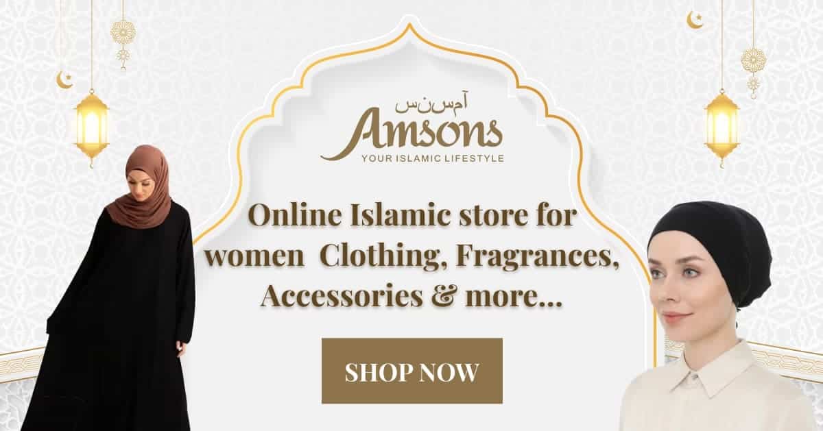 Modest Muslim Woman shopping