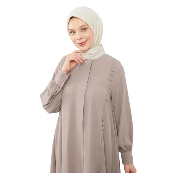 latte abaya by Aafiya