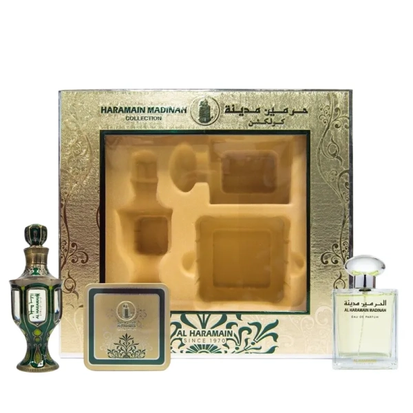 Haramain Madina Collection Gift Set for Men