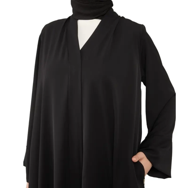 Aiyla Black Belted Abaya