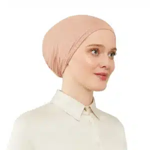 Women’s Elasticated Caramel Under Scarf Hijab Cap