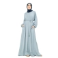 Basic Light Blue Abaya Online