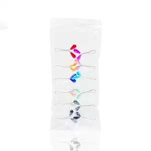 Curved Multi Colour Hijab Clip Set