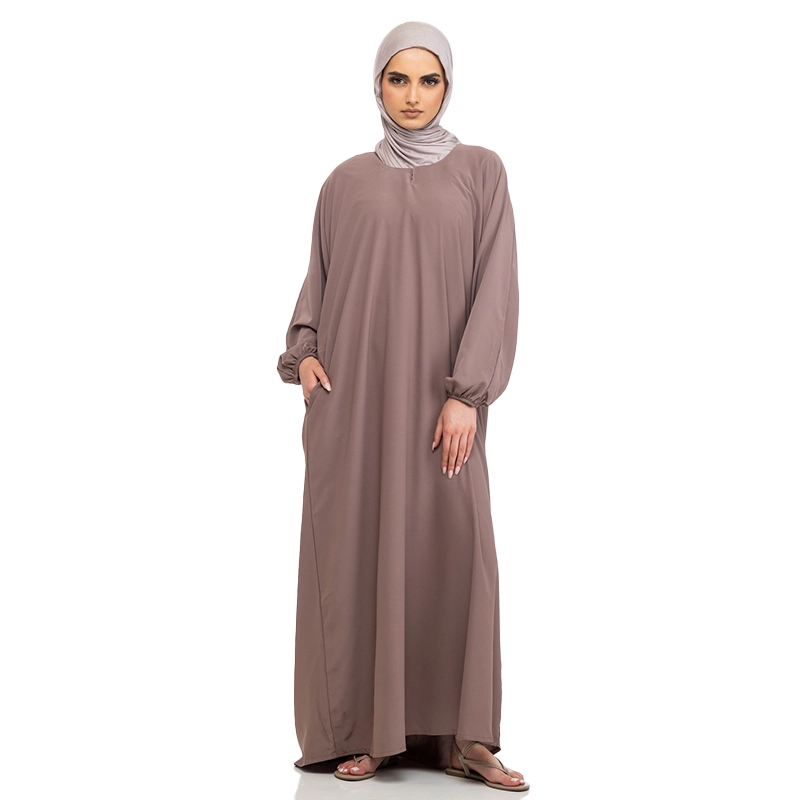 Light Brown Essential Abaya