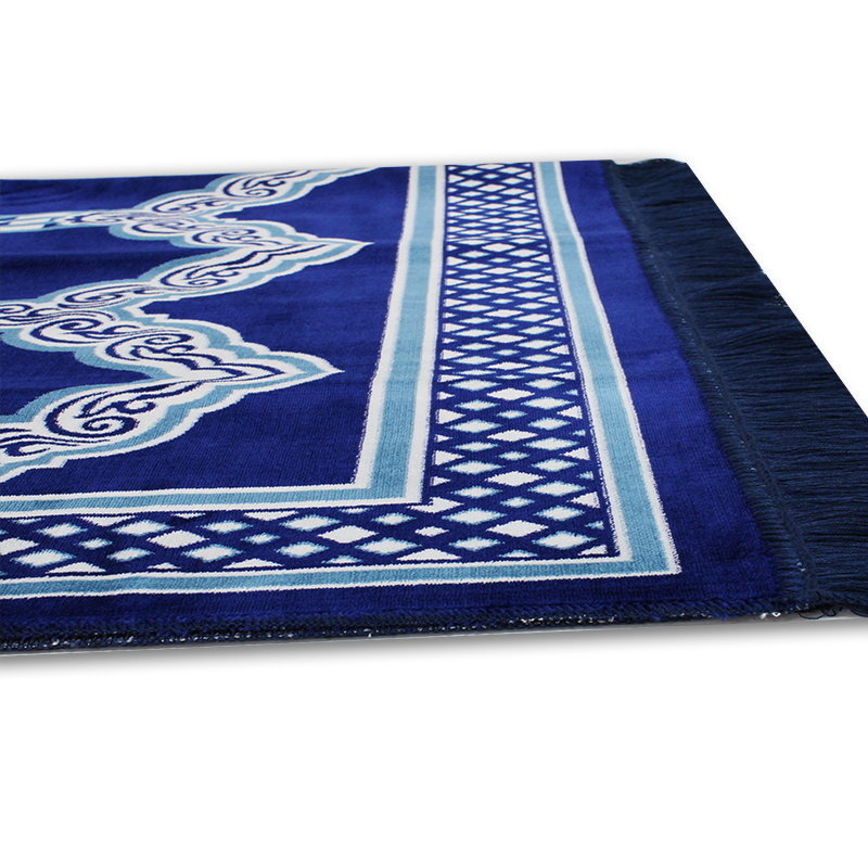 Buy Five People Blue & White Prayer Mat