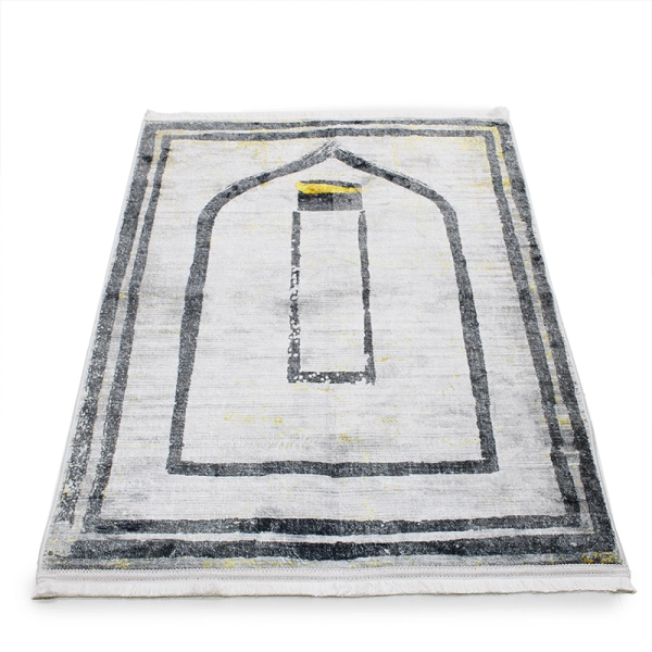 Online Bordered Kaaba Prayer Rug for Sale