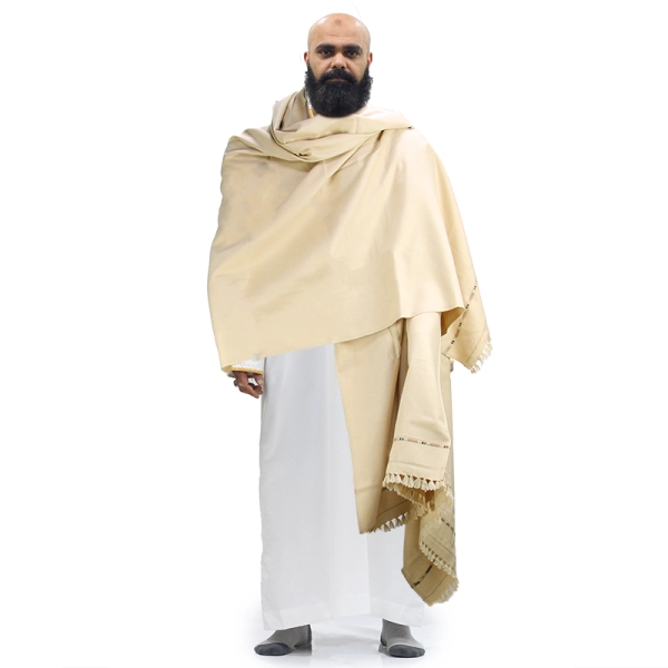 Mens Premium Beige Shawl