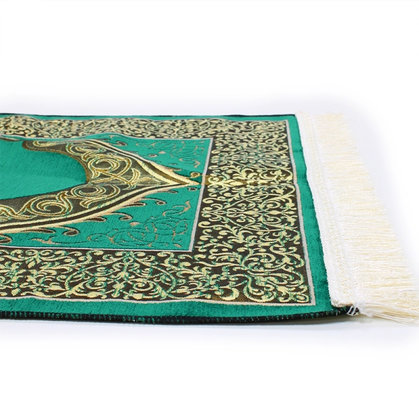 Buy Green Detailed Light Weight Prayer Mat