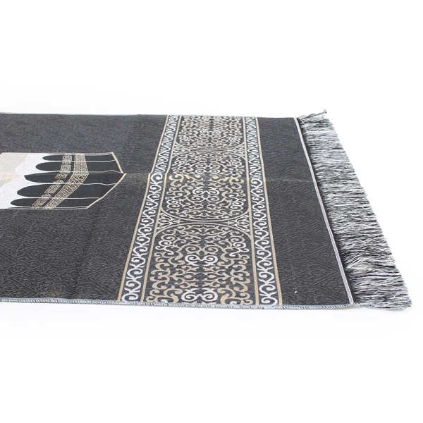 Buy Grey Embroidered Prayer Mat