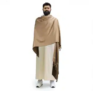 Mens Premium Brown Shawl