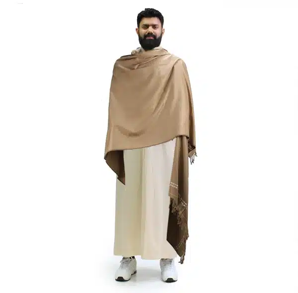 Mens Premium Brown Shawl