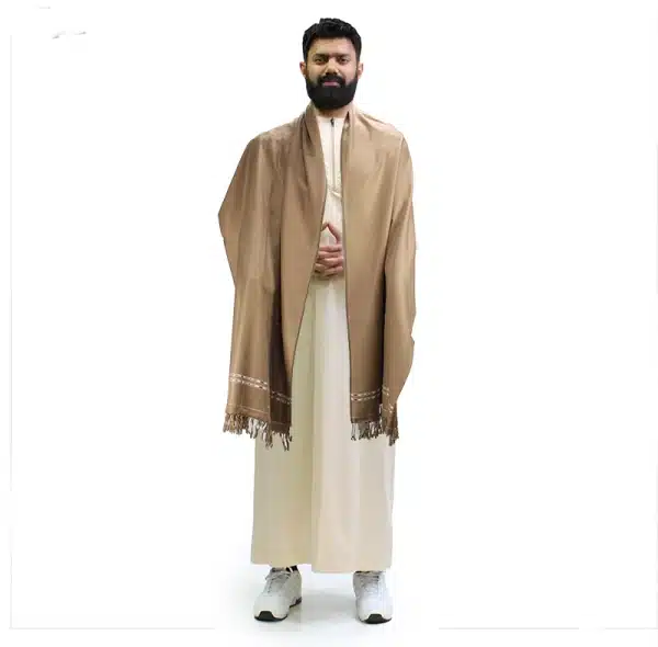 Order Mens Premium Brown Shawl