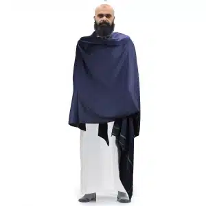 Mens Premium Navy Shawl