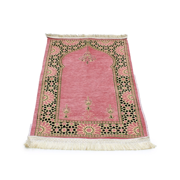 Buy Pink Detailed Light Weight Prayer Mat