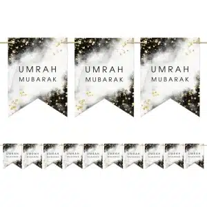 Umrah Mubarak Pennat Bunting