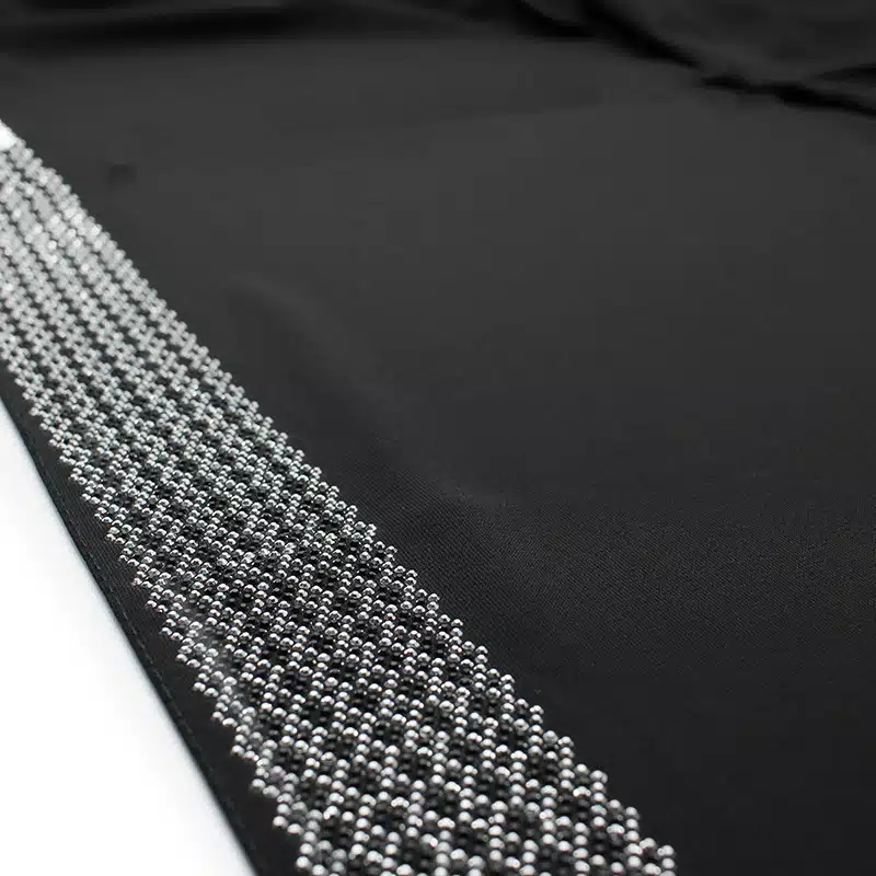 Online Black Beaded Madinah Chiffon Hijab Shop, Amsons