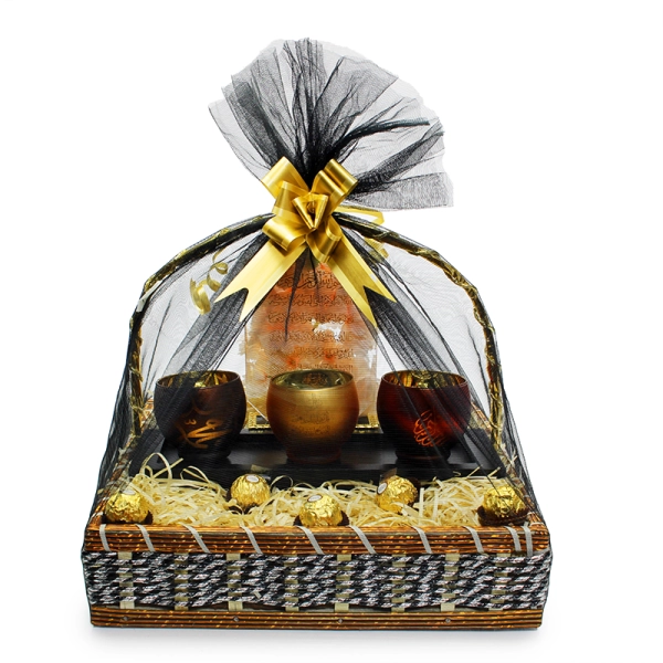 Black And Gold House Warming Gift Hamper