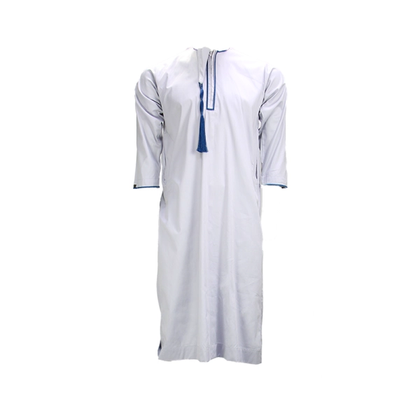 Boy's Elegant White Tasseled Thobe AMSC 1520-10